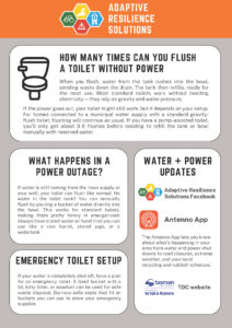 Flushing Toilet when power is out